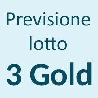 Previsione Lotto 3 Gold (Chiusa +)